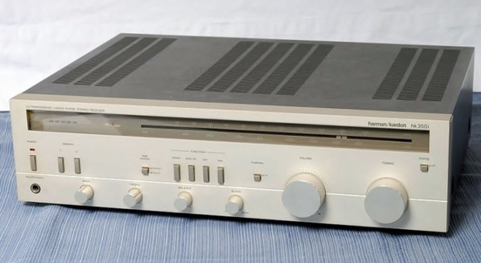 HK 350I - Black - Stereo Receiver (20 watts x 2) - Hero